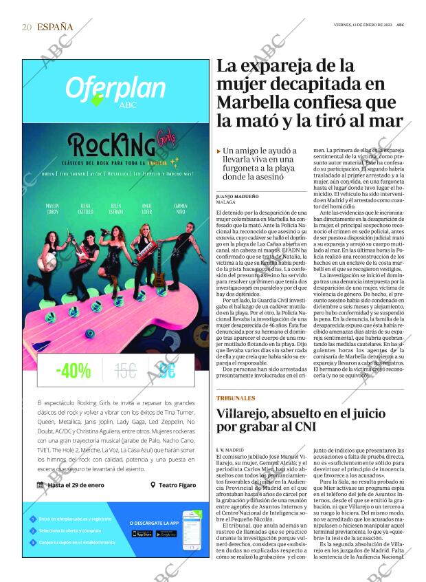 ABC MADRID 13-01-2023 página 20