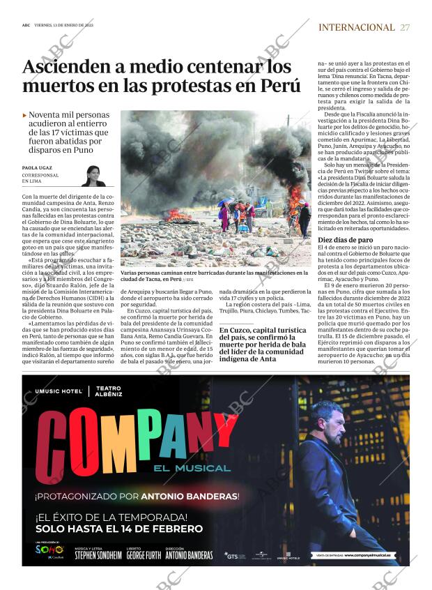 ABC MADRID 13-01-2023 página 27