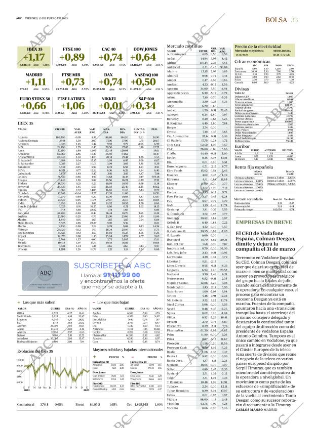 ABC MADRID 13-01-2023 página 33