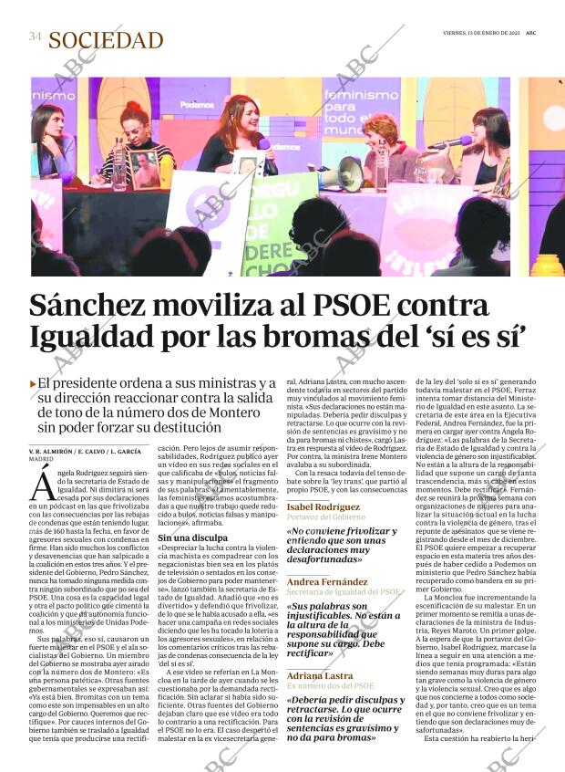 ABC MADRID 13-01-2023 página 34