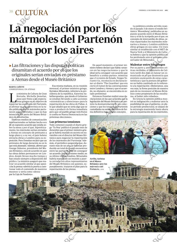 ABC MADRID 13-01-2023 página 38