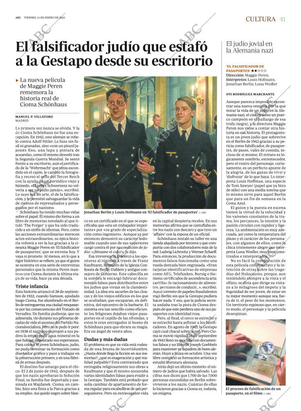 ABC MADRID 13-01-2023 página 41