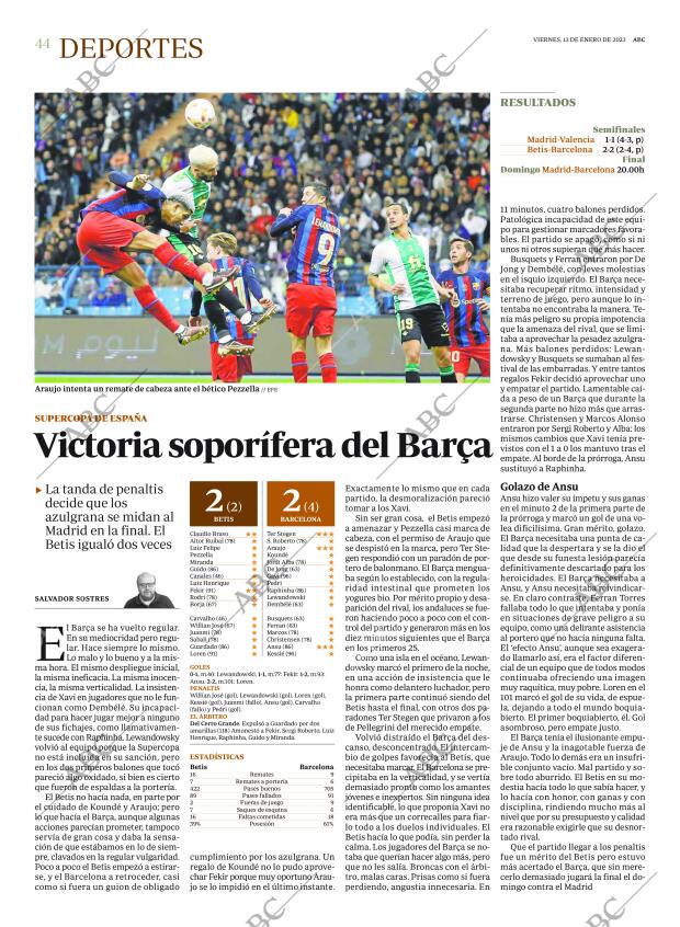 ABC MADRID 13-01-2023 página 44