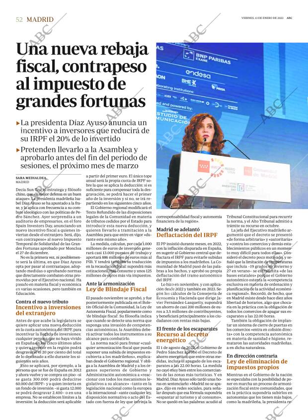 ABC MADRID 13-01-2023 página 52