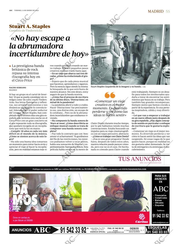 ABC MADRID 13-01-2023 página 55