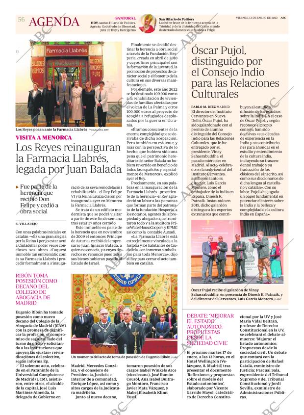 ABC MADRID 13-01-2023 página 56
