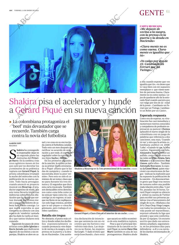 ABC MADRID 13-01-2023 página 61