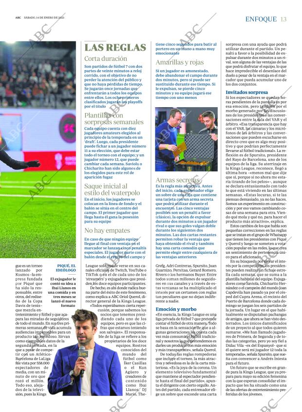 ABC MADRID 14-01-2023 página 13