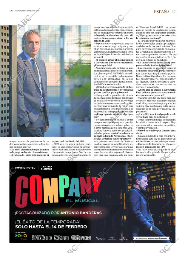 ABC MADRID 14-01-2023 página 17