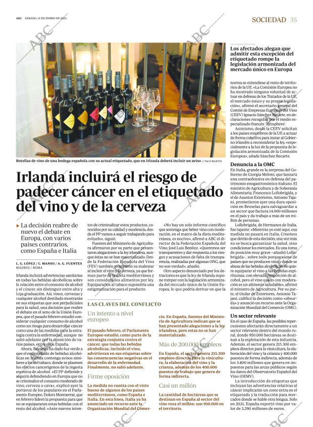 ABC MADRID 14-01-2023 página 35