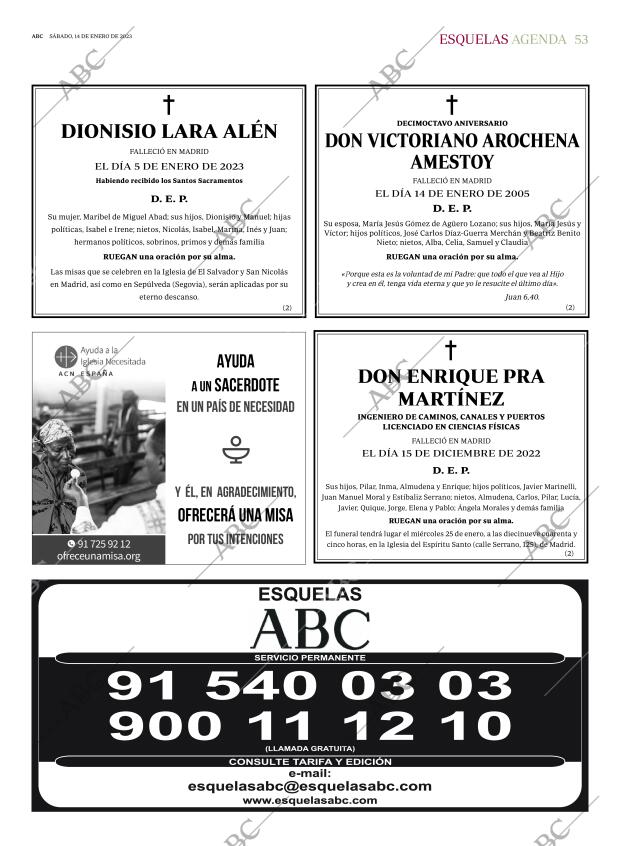 ABC MADRID 14-01-2023 página 53