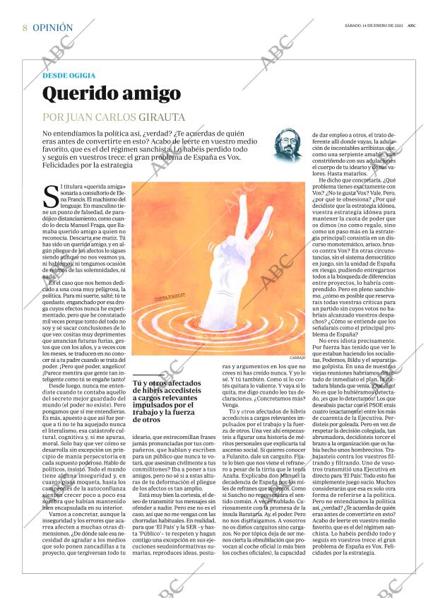 ABC MADRID 14-01-2023 página 8