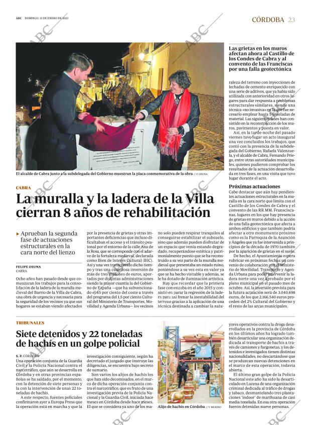 ABC CORDOBA 15-01-2023 página 23