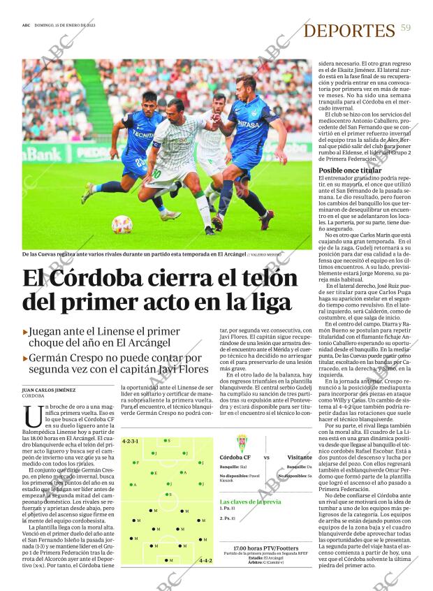 ABC CORDOBA 15-01-2023 página 59
