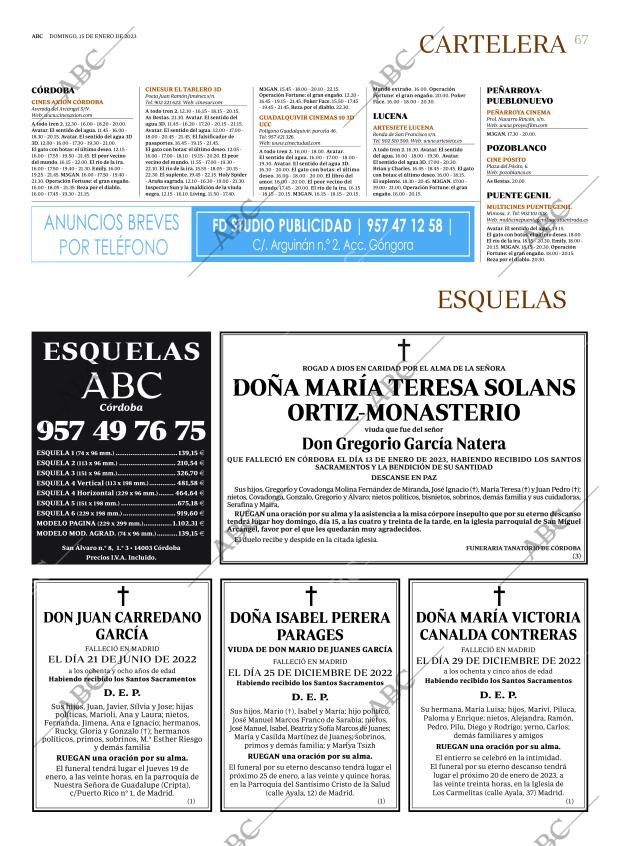 ABC CORDOBA 15-01-2023 página 67