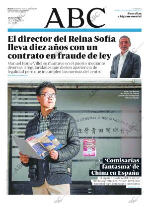 ABC MADRID 15-01-2023 página 1
