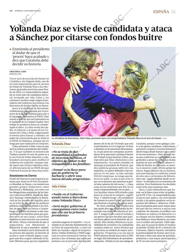 ABC MADRID 15-01-2023 página 25