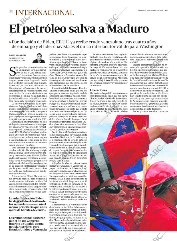 ABC MADRID 15-01-2023 página 30