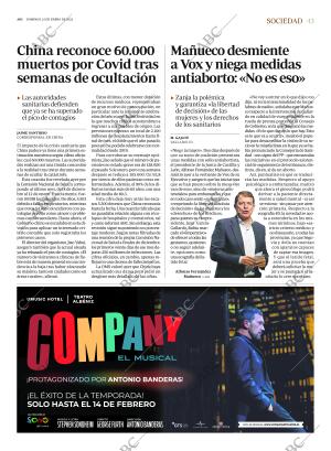 ABC MADRID 15-01-2023 página 43