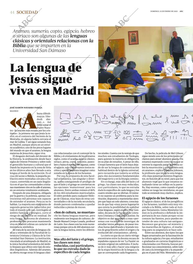 ABC MADRID 15-01-2023 página 44