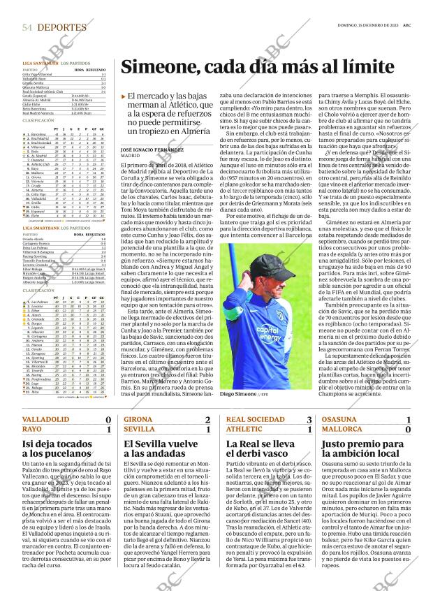 ABC MADRID 15-01-2023 página 54