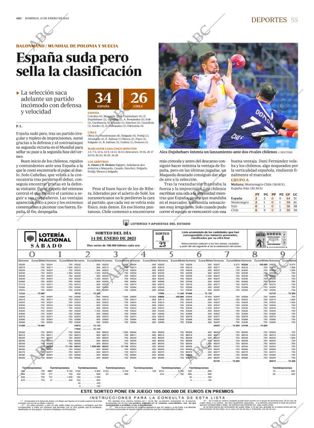 ABC MADRID 15-01-2023 página 55