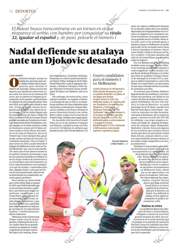 ABC MADRID 15-01-2023 página 56