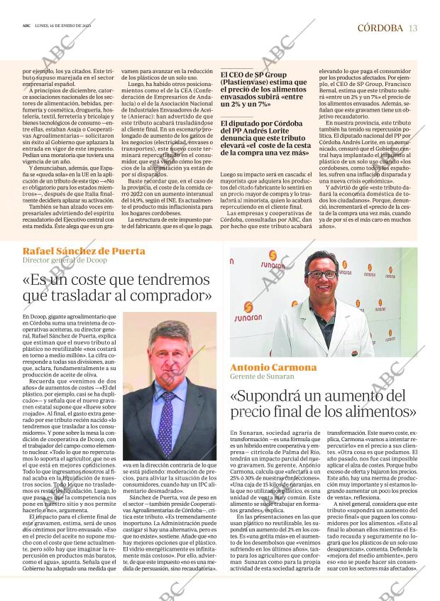 ABC CORDOBA 16-01-2023 página 13