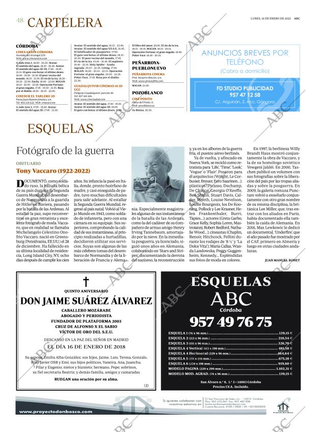 ABC CORDOBA 16-01-2023 página 48