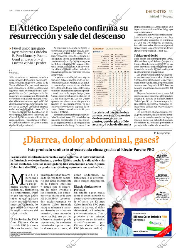 ABC CORDOBA 16-01-2023 página 53
