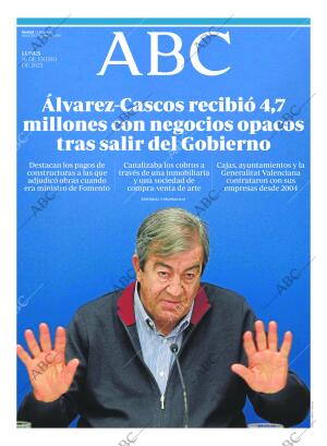 ABC MADRID 16-01-2023 página 1