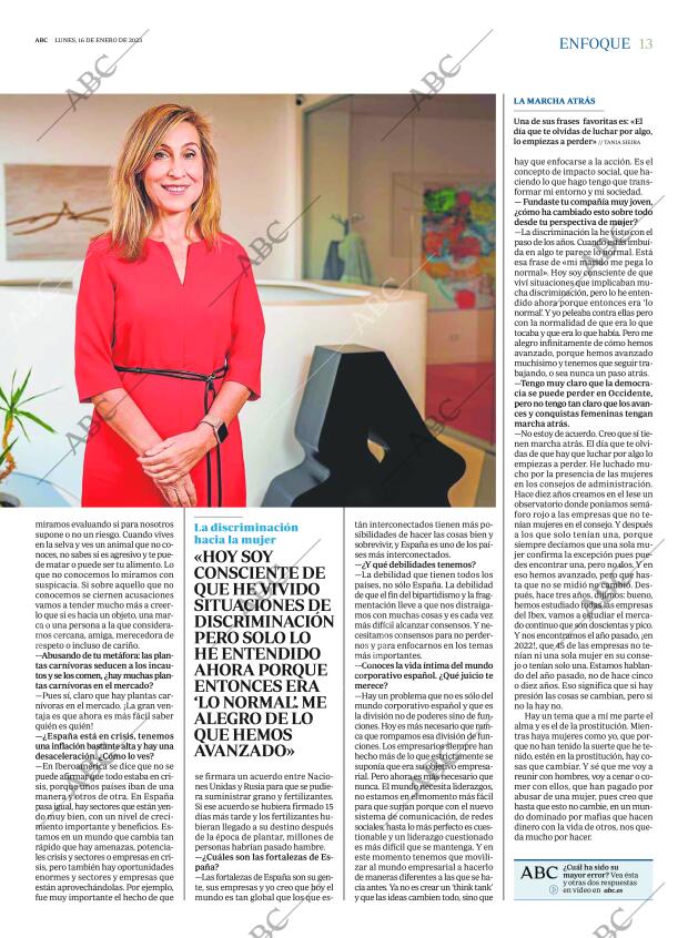 ABC MADRID 16-01-2023 página 13