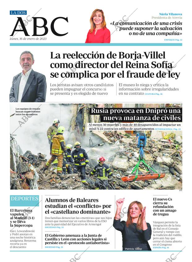 ABC MADRID 16-01-2023 página 2