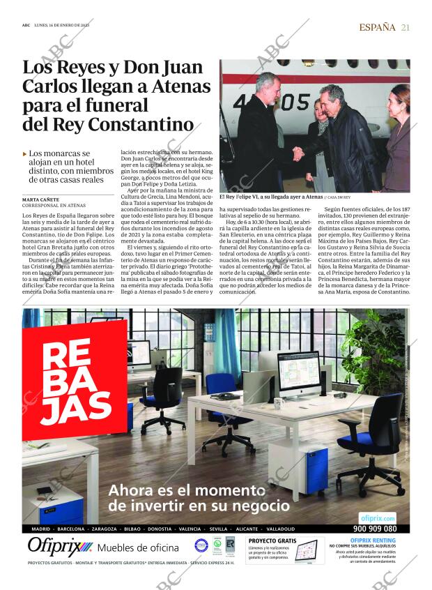 ABC MADRID 16-01-2023 página 21