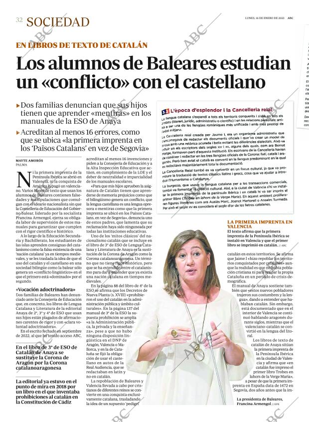 ABC MADRID 16-01-2023 página 32