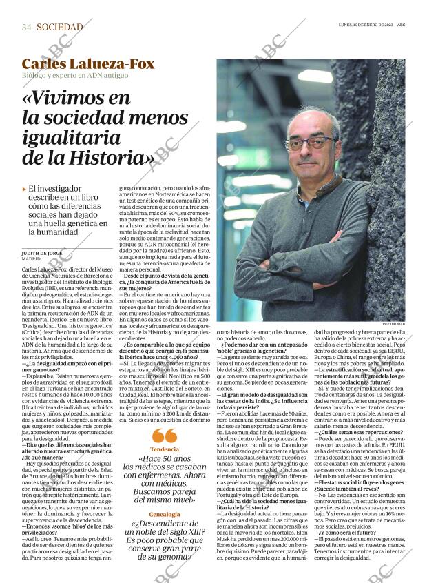 ABC MADRID 16-01-2023 página 34