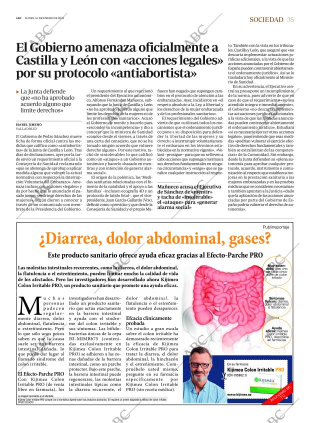 ABC MADRID 16-01-2023 página 35