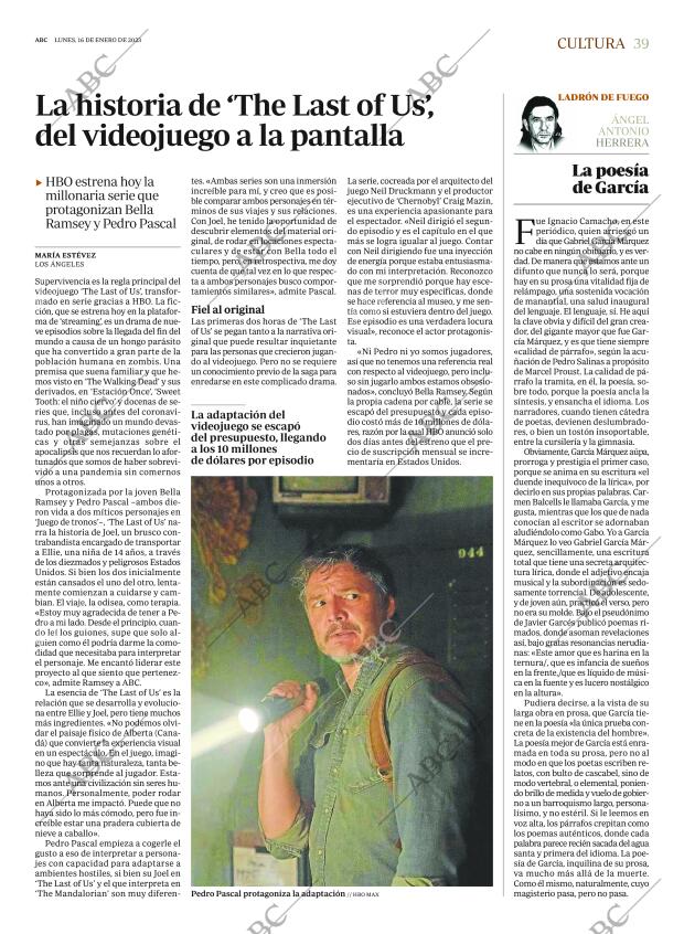ABC MADRID 16-01-2023 página 39