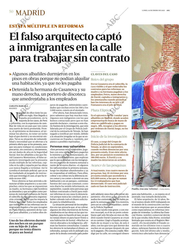 ABC MADRID 16-01-2023 página 50