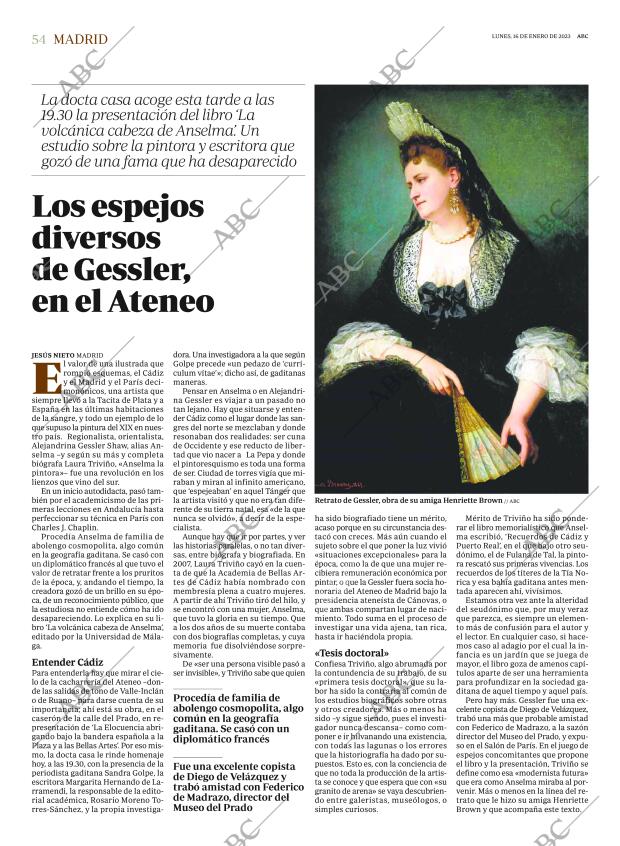 ABC MADRID 16-01-2023 página 54