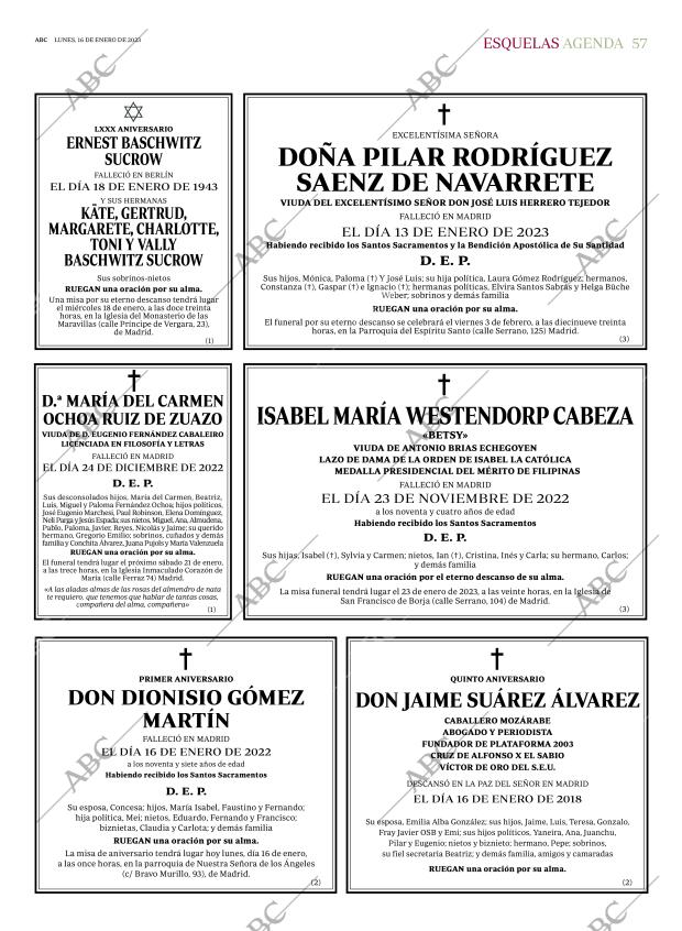 ABC MADRID 16-01-2023 página 57