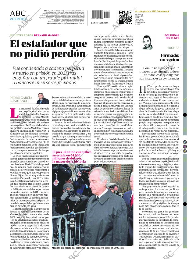 ABC MADRID 16-01-2023 página 64