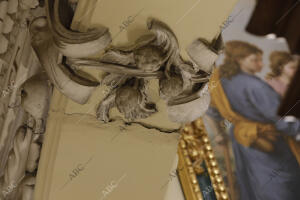 Visita al Hospital de la Caridad por las grietas y humedades en el edificio