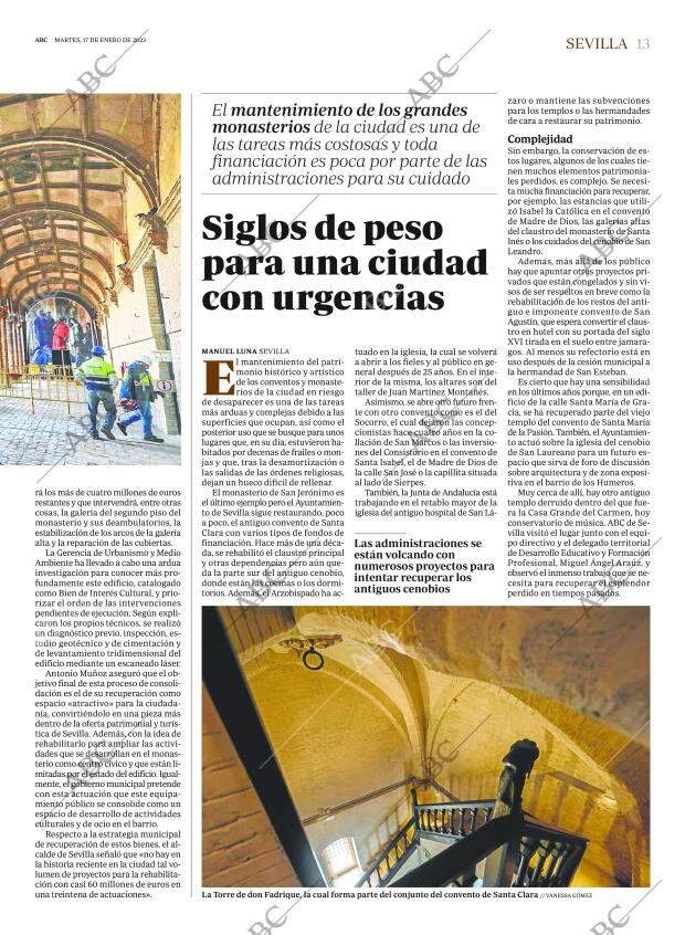 ABC SEVILLA 17-01-2023 página 13