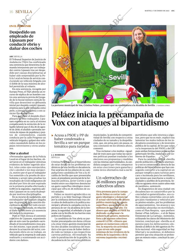 ABC SEVILLA 17-01-2023 página 16