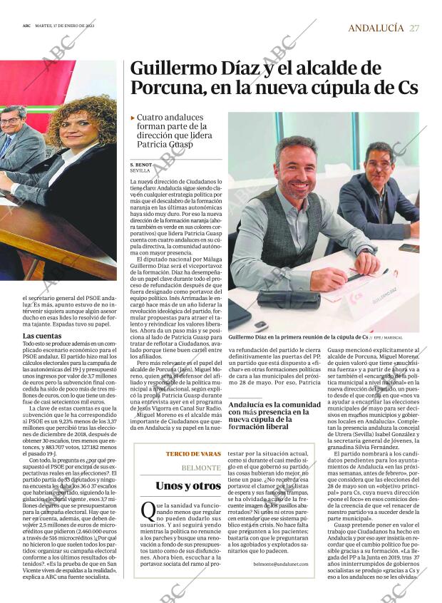 ABC SEVILLA 17-01-2023 página 27