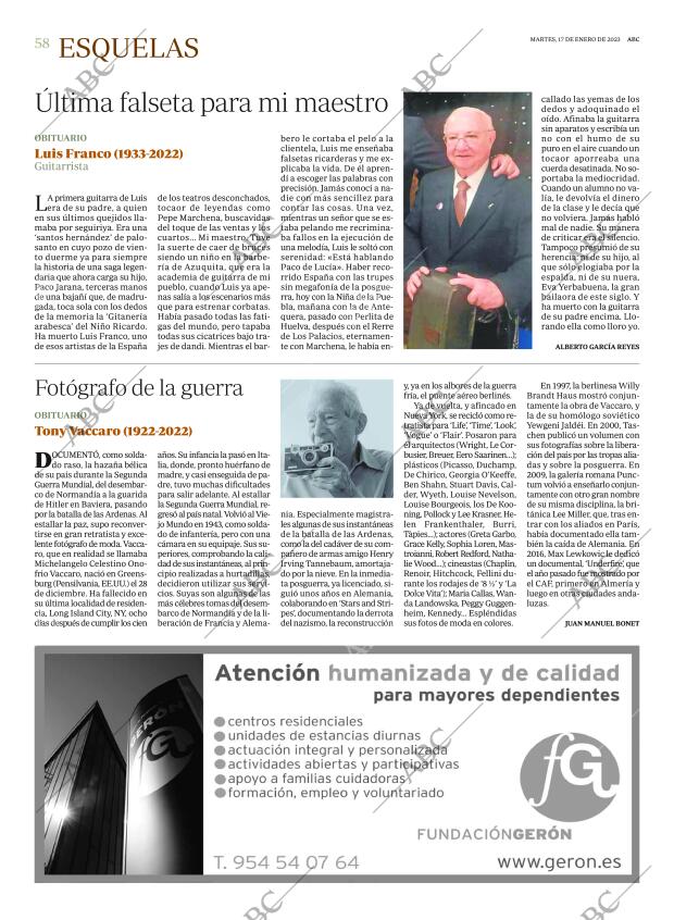 ABC SEVILLA 17-01-2023 página 58
