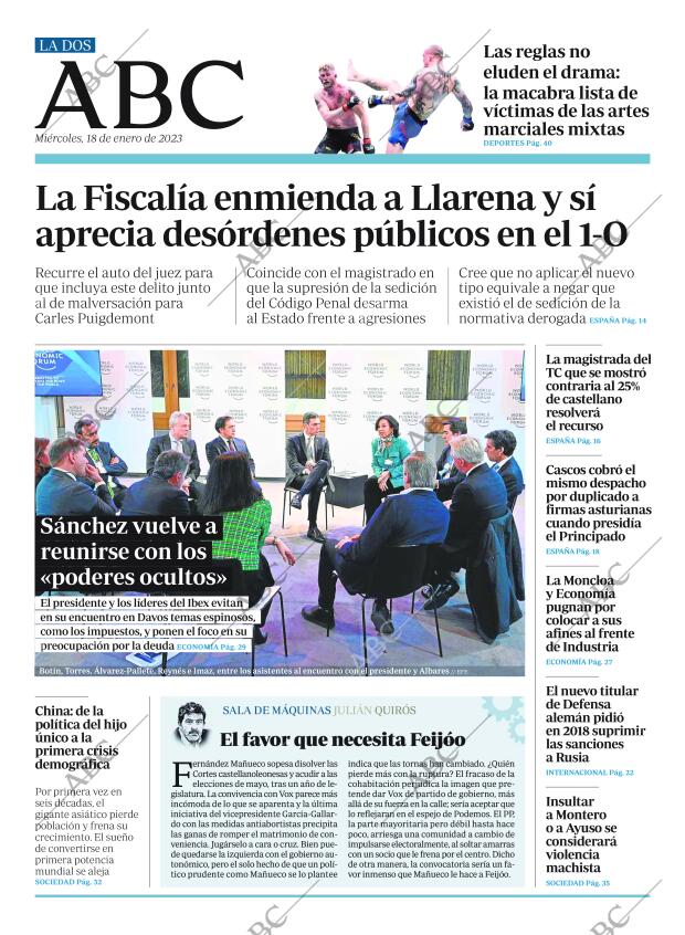 ABC MADRID 18-01-2023 página 2