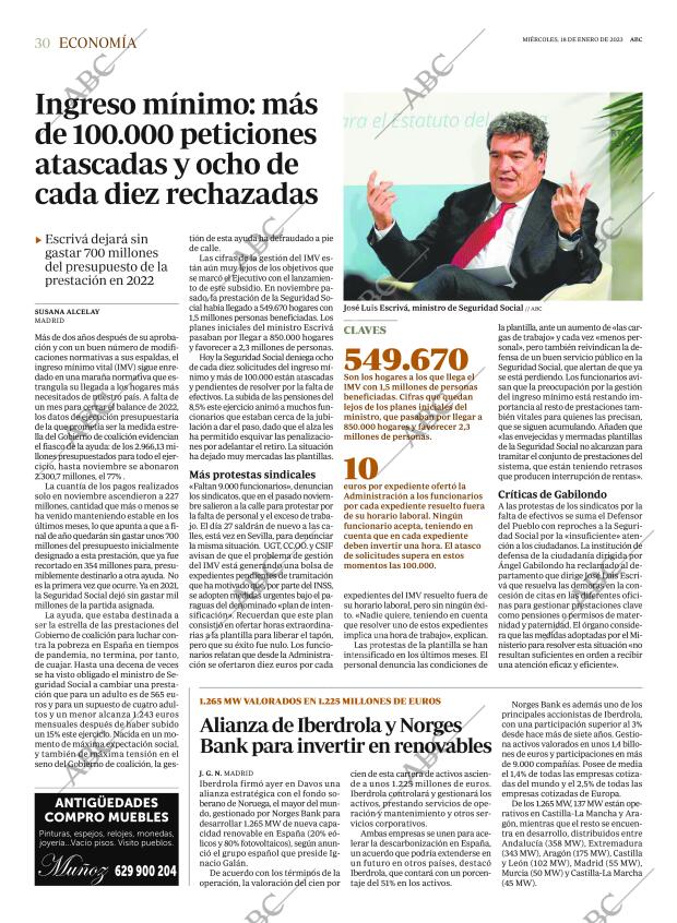 ABC MADRID 18-01-2023 página 30