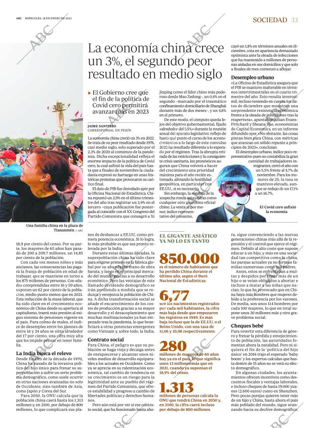 ABC MADRID 18-01-2023 página 33